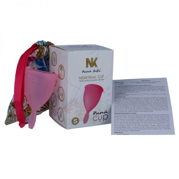 NINA KIKÃ - MENSTRUAL CUP PINK - SIZE S - Image 5