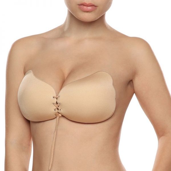 BYE-BRA - LACE-IT ENHANCEMENT PUSH-UP BEIGE CUP A - Image 4