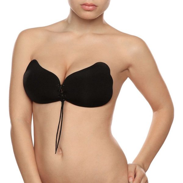 BYE-BRA - LACE-IT ENHANCEMENT PUSH-UP BLACK CUP A - Image 2