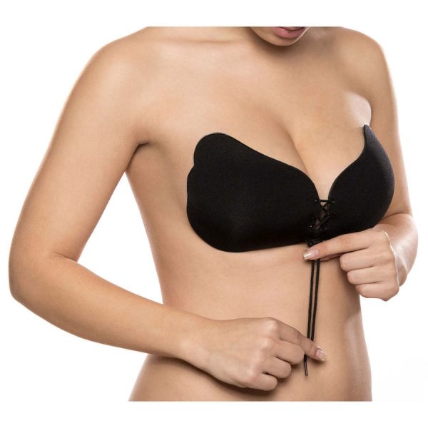 BYE-BRA - LACE-IT ENHANCEMENT PUSH-UP BLACK CUP A - Image 4