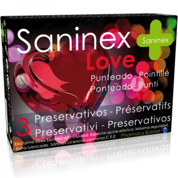 SANINEX LOVE CONDOMS 3 UNITS (GIFT) - EXP. 04/2022