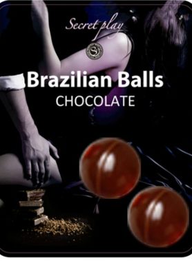 SECRETPLAY - 2 BRAZILIAN BALLS CHOCOLAT