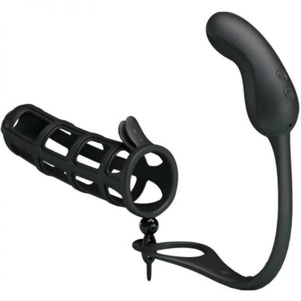 PRETTY LOVE - HERCULES 2 PENIS SHEATH VIBRATING ANAL MASSAGER - Image 3