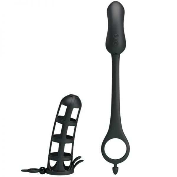 PRETTY LOVE - HERCULES 2 PENIS SHEATH VIBRATING ANAL MASSAGER - Image 8