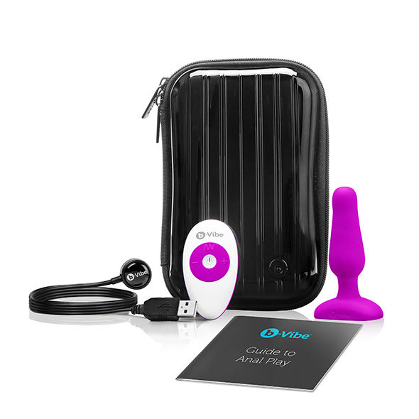 B-VIBE - NOVICE REMOTE CONTROL ANAL PLUG FUCHSIA - Image 3