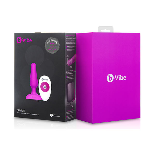 B-VIBE - NOVICE REMOTE CONTROL ANAL PLUG FUCHSIA - Image 5