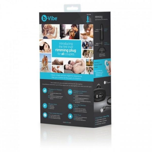 B-VIBE RIMMING REMOTE CONTROL PLUG 2 TEAL - Image 7