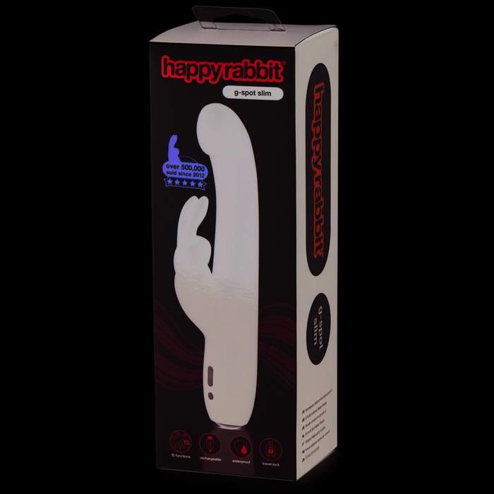 HAPPYRABBIT SLIMLINE G-SPOT RECHARGEABLE BLACK - Image 5
