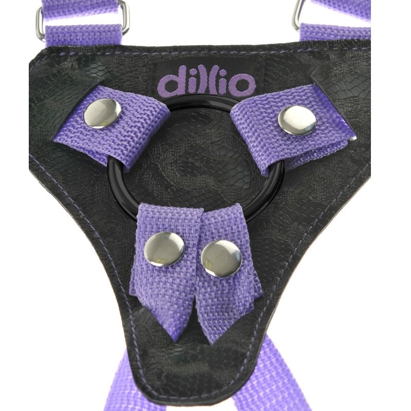 DILLIO - 7 INCH STRAP-ON SUSPENDER HARNESS SET - Image 2