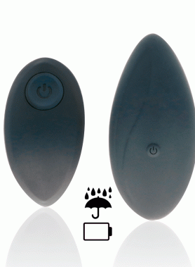 BLACK&SILVER - ZARA REMOTE CONTROL STIMULATOR WITH FREE PANTY