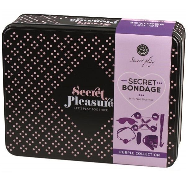 SECRETPLAY - BDSM SET 8PCS PURBLE /BLACK - Image 2