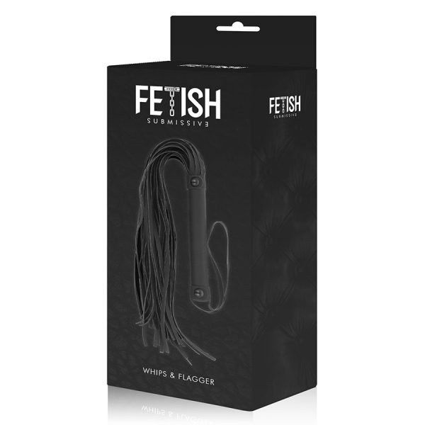 FETISH SUBMISSIVE - VEGAN LEATHER WHIP - Image 5