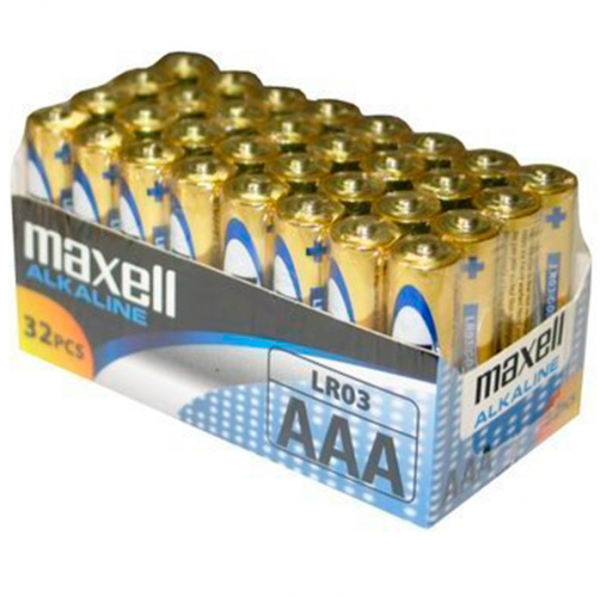 MAXELL - BATTERY AAA LR03 PACK*32 UDS