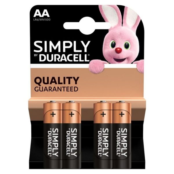 DURACELL BASIC BATTERY AA LR6 4UNITS