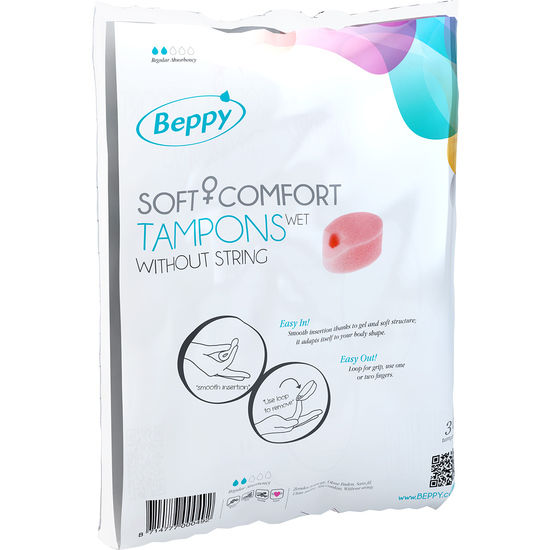 BEPPY - SOFT COMFORT TAMPONS WET 30 UNITS - Image 3
