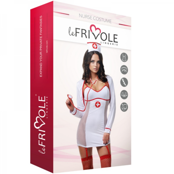 LE FRIVOLE - 02796 NURSE COSTUME 5 PIECES SET S/M