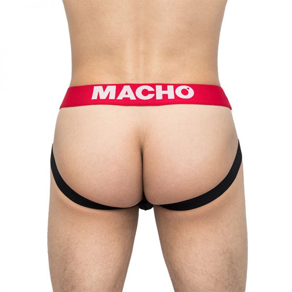 MACHO - MX200R JOCKSTRAP RED AND BLACK M - Image 3