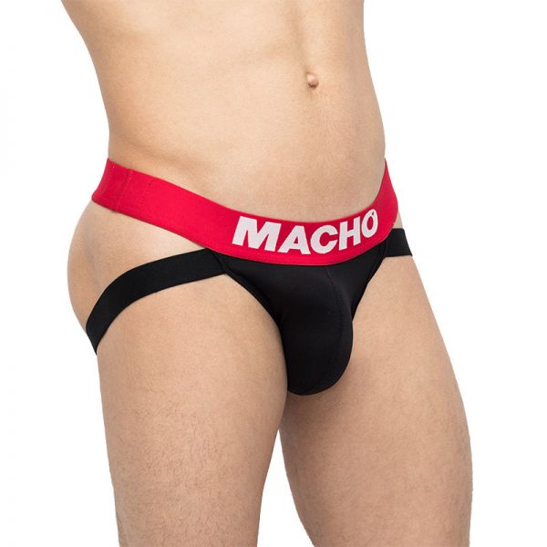 MACHO - MX200R JOCKSTRAP RED AND BLACK XL