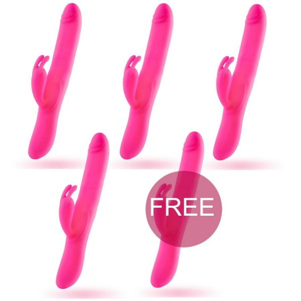 MORESSA SOMER PREMIUM VIBRATOR MULTIPLE ROTATION FUNCTION 4 + 1 FREE