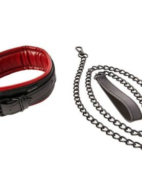 SPORTSHEETS SAFFRON COLLAR AND LEASH
