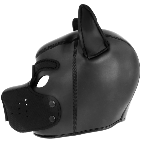 DARKNESS - NEOPRENE DOG MASK WITH REMOVABLE MUZZLE M - Image 4