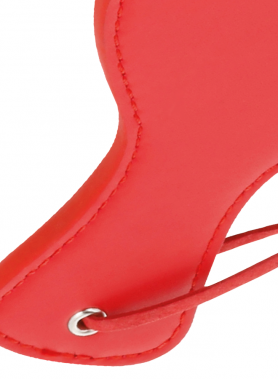 DARKNESS - RED ROUNDED FETISH PADDLE