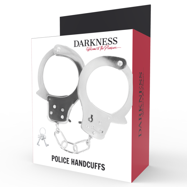 DARKNESS - METAL HANDCUFFS WITH KEYS - Image 2