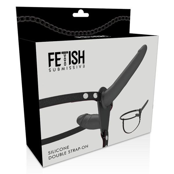 FETISH SUBMISSIVE DOUBLE PENETRIX STRAP-ON BLACK UP - Image 5