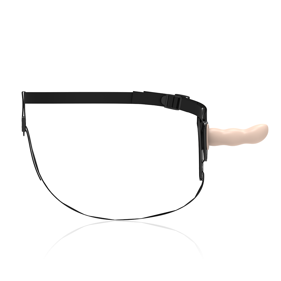 FETISH SUBMISSIVE HARNESS - FLESH SILICONE G-SPOT 12.5 CM - Image 2