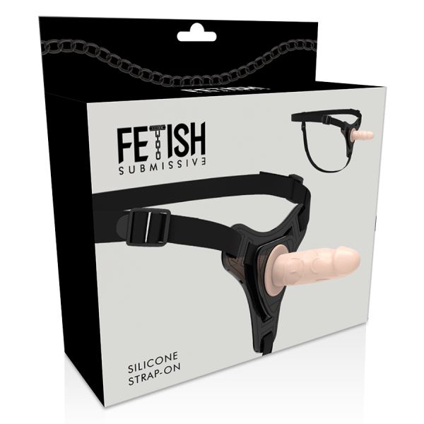 FETISH SUBMISSIVE HARNESS - FLESH REALISTIC SILICONE 12.5 CM - Image 3