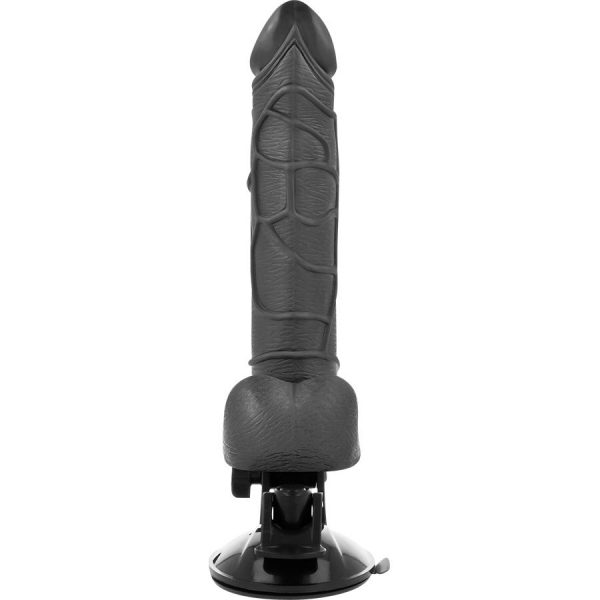 BASECOCK - REALISTIC VIBRATOR REMOTE CONTROL BLACK WITH TESTICLES 19.5 CM -O- 4 CM - Image 3