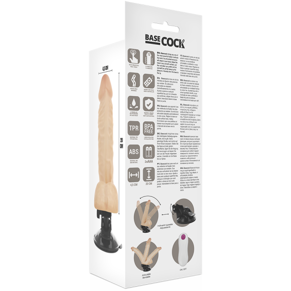 BASECOCK - REALISTIC ARTICULABLE REMOTE CONTROL FLESH 20 CM -O- 4.5 CM - Image 5