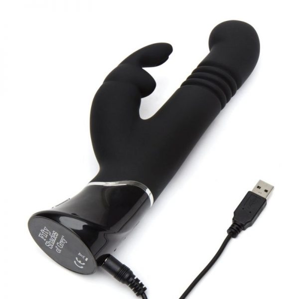 FIFTY SHADES OF GREY GREEDY GIRL RECHARGEABLE THRUSTING G-SPOT RABBIT - Image 3