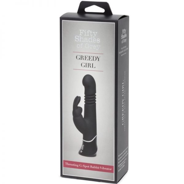 FIFTY SHADES OF GREY GREEDY GIRL RECHARGEABLE THRUSTING G-SPOT RABBIT - Image 5