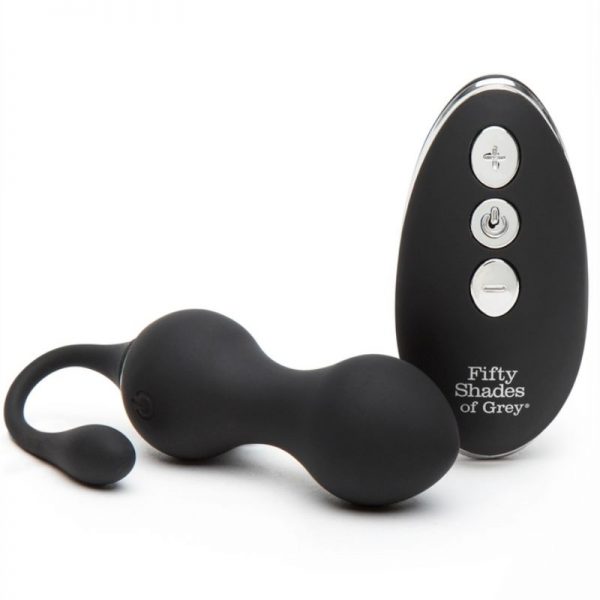 FIFTY SHADES OF GREY RELENTLESS VIBRATIONS REMOTE CONTROL KEGEL BALLS