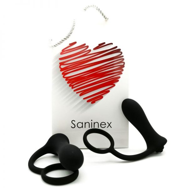 SANINEX VIBRATOR PLUG WITH BRAVE RING