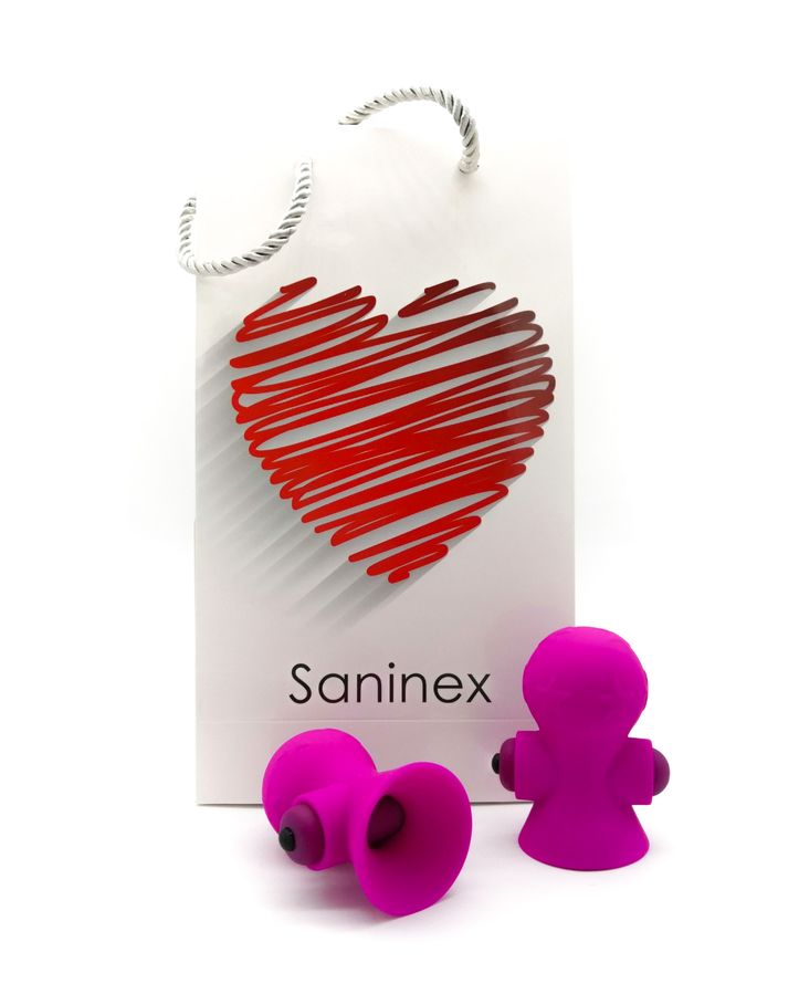 SANINEX SUCTIONER WORLD PINK NIPPLES STIMULATOR