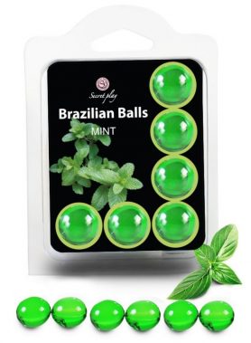SECRETPLAY - SET 6 BRAZILIANS BALLS MINT