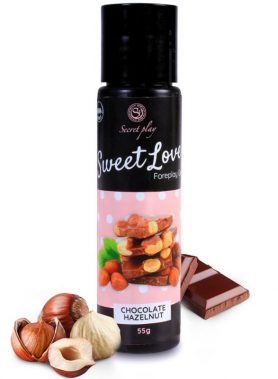 SECRETPLAY - GEL SWEET LOVE CHOCOLATE WITH HAZELNUT 60 ML