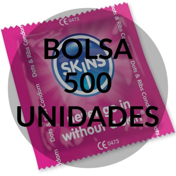 SKINS - CONDOMS POINTS & STRIPS BAG 500 UNITS - Image 2