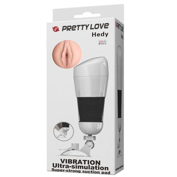 PRETTY LOVE - HEDY VAGINA MASTURBATOR WITH VIBRATION - Image 11