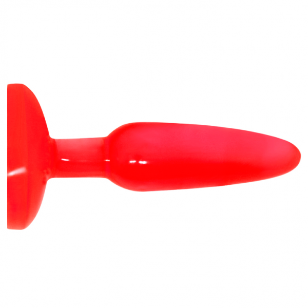 BAILE - RED SOFT TOUCH ANAL PLUG 14.2 CM - Image 4