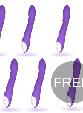GALATEA DANTE VIBRATOR PURPLE 5+1 FREE
