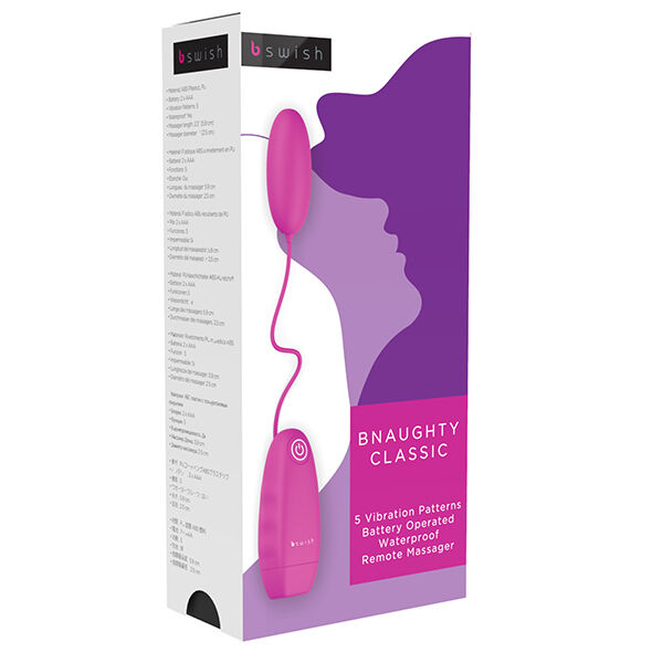 B SWISH - BNAUGHTY CLASSIC VIBRATING BULLET CERISE - Image 2