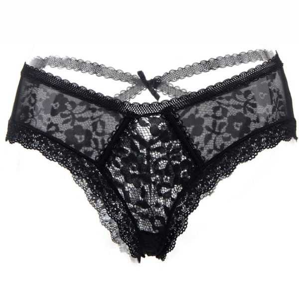 QUEEN LINGERIE - FLORAL LACE PANTIES S/M - Image 3