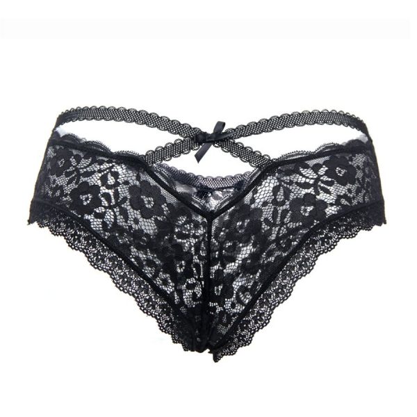 QUEEN LINGERIE - FLORAL LACE PANTIES S/M - Image 4