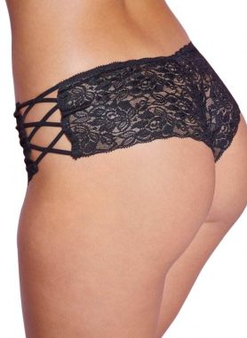 QUEEN LINGERIE STRAPPY PANTIES S/M