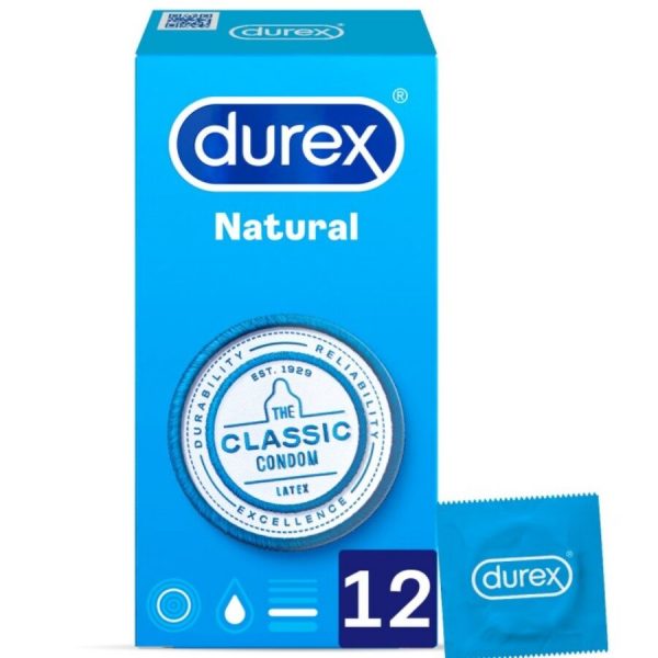 DUREX - NATURAL PLUS 12 UNITS