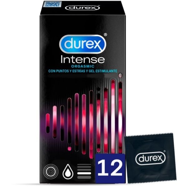 DUREX - INTENSE ORGASMIC 12 UNITS