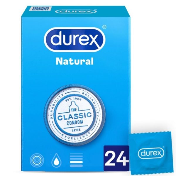 DUREX - NATURAL PLUS 24 UNITS